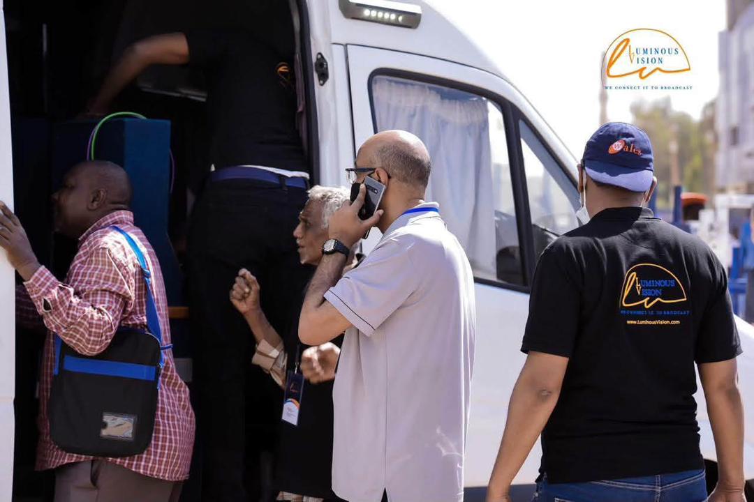 المهندس بختان مع فريق البث الهندسي